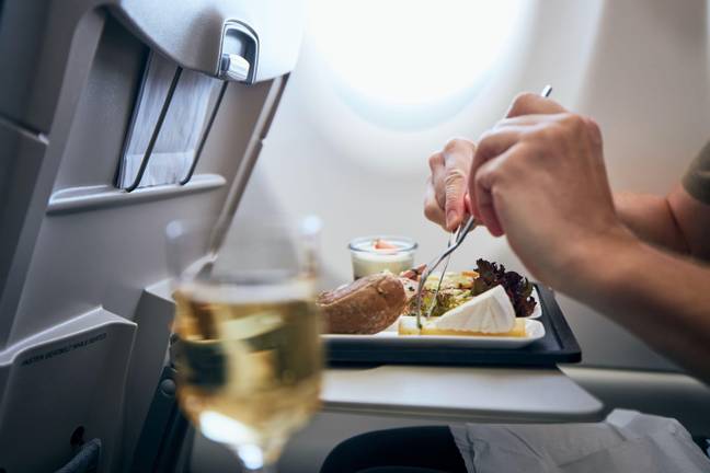 The argument started over the in-flight meal. credit:  Jaromír Chalabala / Alamy Stock Photo
