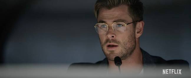 Chris Hemsworth stars in the prison-based thriller. Credit: Netflix
