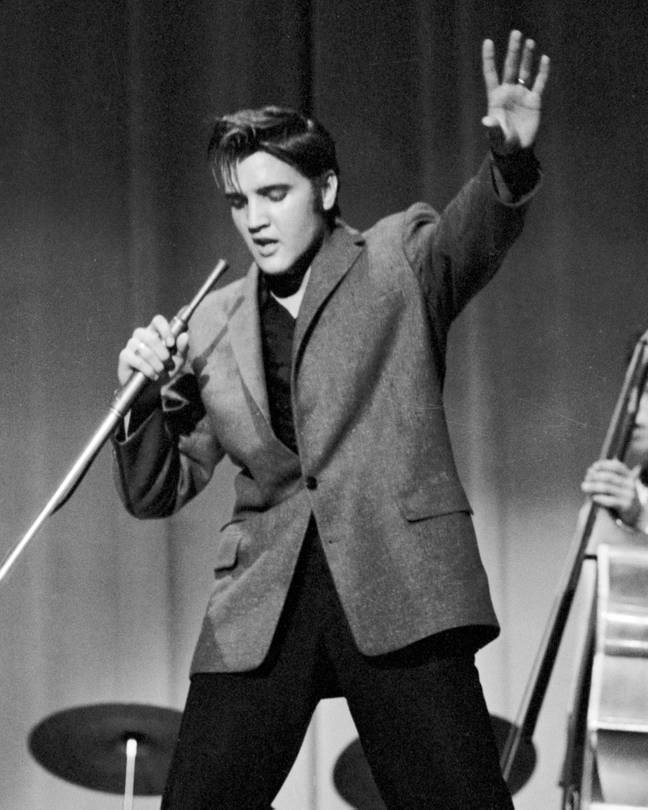 Elvis Presley in 1956. Credit: Phillip Harrington / Alamy Stock Photo.