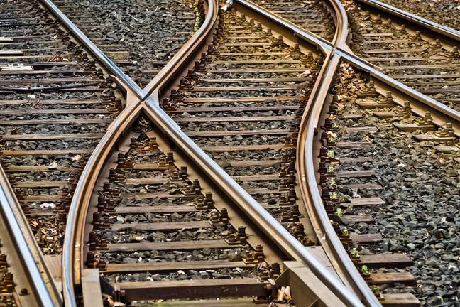Train tracks can buckle due to heat. Credit: Pixabay