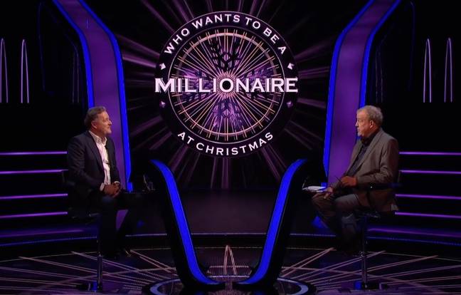 The  pair appeared together on a 2020 Christmas Special of Who Wants To Be A Millionaire. Credit: ITV