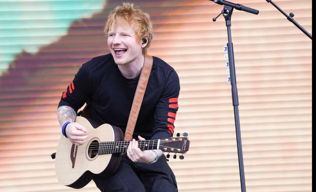 Ed Sheeran had to rush to another gig 200 miles away after performing in London on Sunday, 12 June. Credit: Alamy 