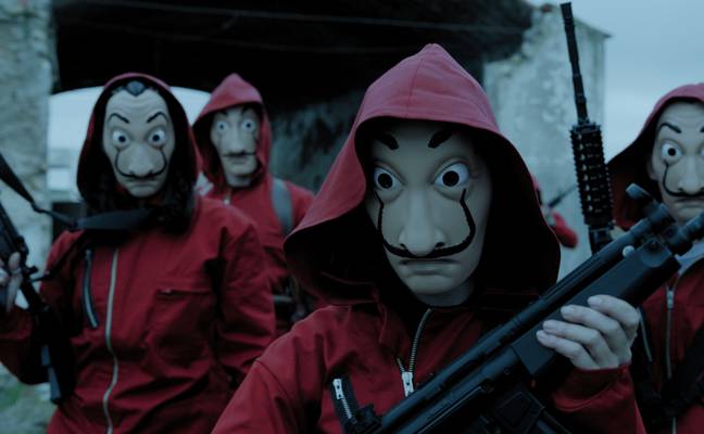 The Spanish drama series Money Heist was a huge hit on Netflix. Credit: Netflix