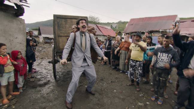 Borat in Borat Subsequent Moviefilm. Credit: Amazon