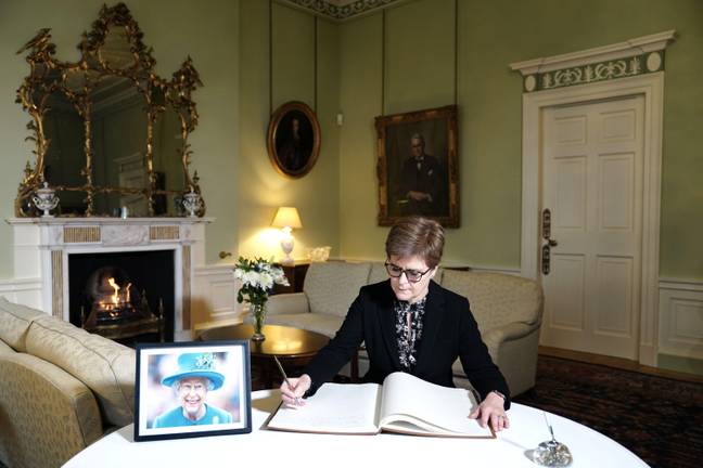 Sturgeon said how she 'deeply valued the time' she spent alone with Queen Elizabeth II. Credit: PA Images/Alamy Stock Photo