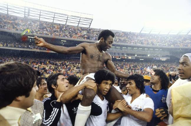 Pele led Brazil to glory during his time playing for them. Credit: INTERFOTO / Alamy Stock Photo
