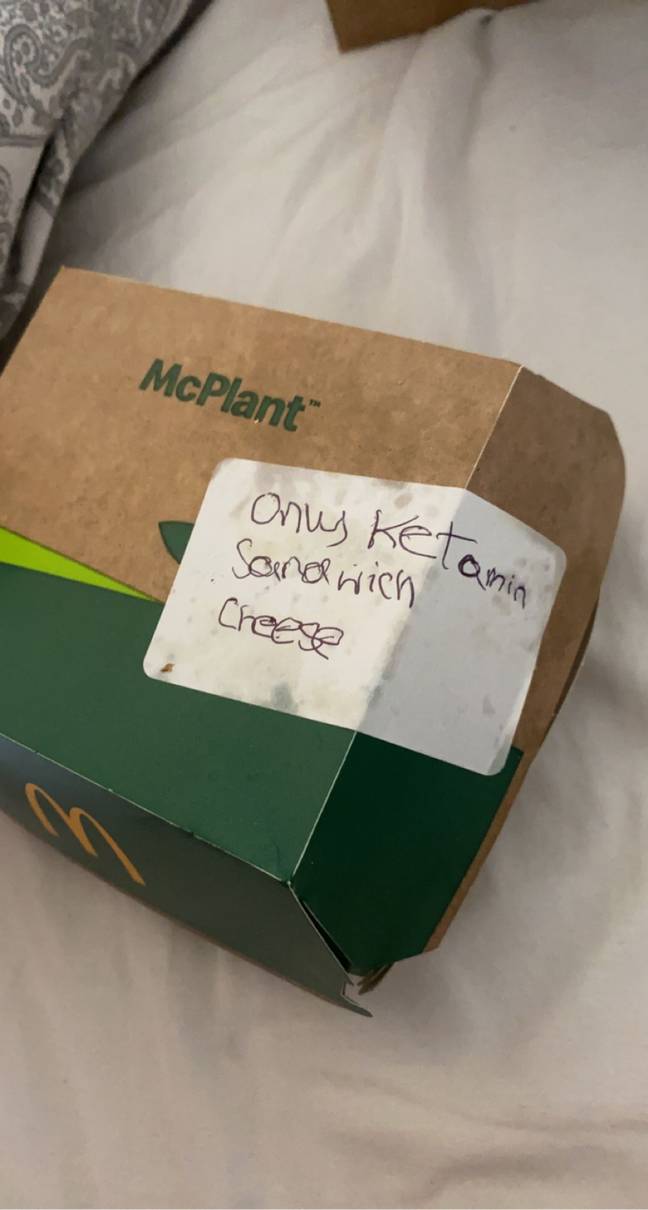 Emily was shocked to see the note attached to her order. Credit: Kennedy News and Media 
