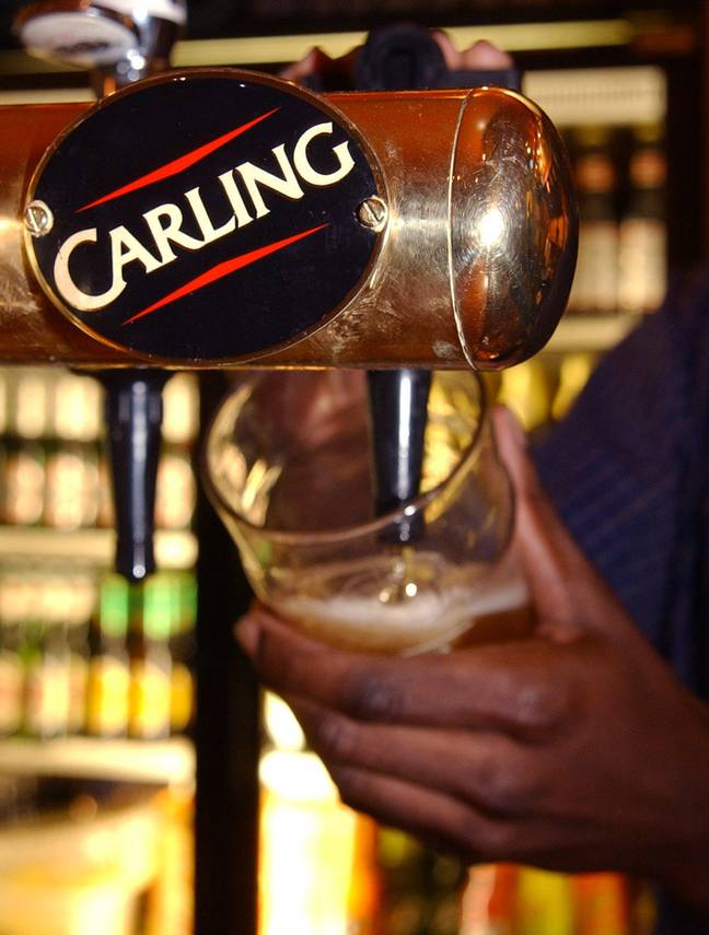 Carling came in at category D. Credit: Alamy