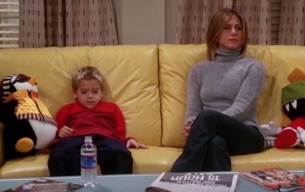 Sprouse had several starring roles as a child, including in Friends. Credit: Warner Brothers Television