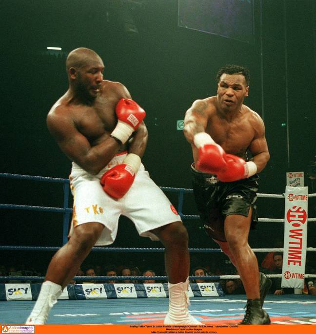 Francis faced off against Mike Tyson in the noughties. Credit: Alamy 