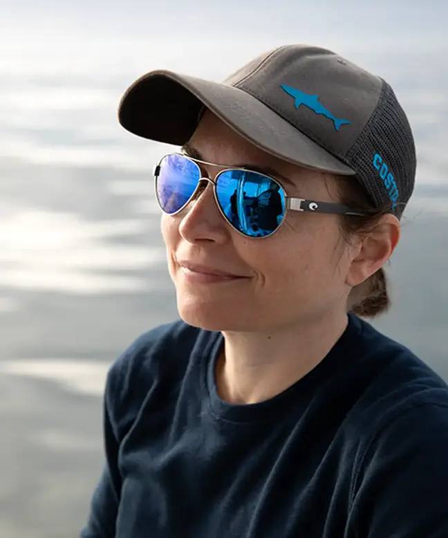 Dr. Harley Newton is chief veterinarian scientist at Ocearch. Credit: Dr. Harley Newton