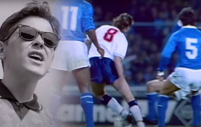 The song was originally pitched as 'E for England', but the FA weren't fans of the title at all. Credit: YouTube/neworder