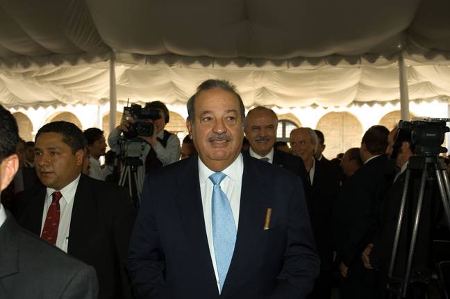 Carlos Slim. Credit: Keith Dannemiller / Alamy Stock Photo