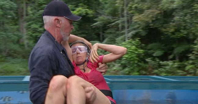 Medic Bob rushed to Gillian McKeith's aid when she fainted. Credit: ITV