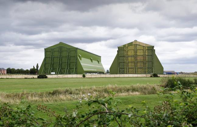 Squid Game: The Challenge is being filmed at former RAF base Cardington Studios. Credit: Andrew Fox / Alamy Stock Photo