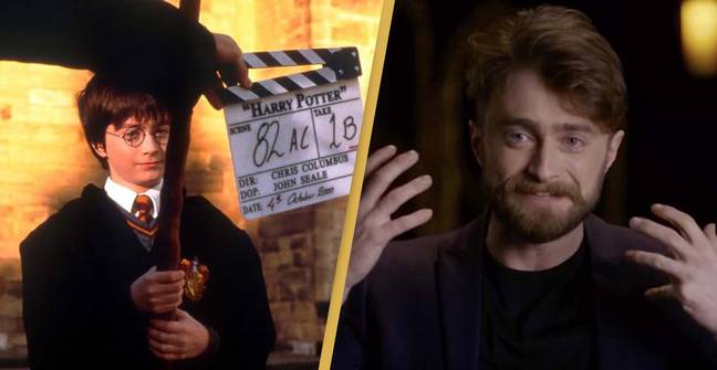 Daniel Radcliffe First Kiss in 20th Anniversary Clip - Alamy/HBO Max