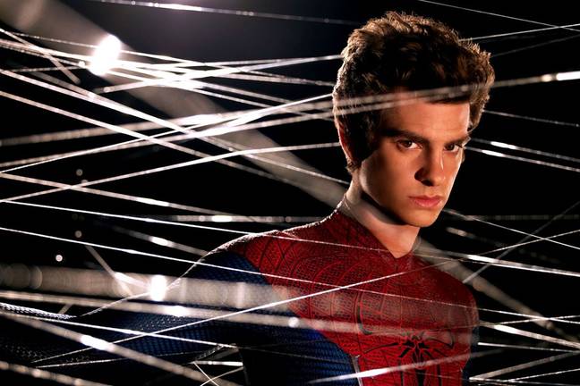 Andrew Garfield as Spider-Man. (Sony Pictures)