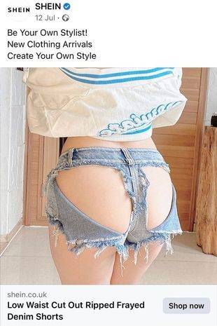 These Shein shorts have gone viral. Credit: Shein/Facebook