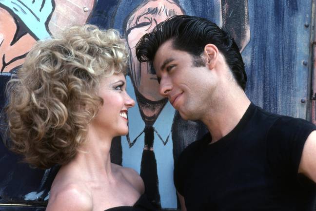 Olivia Newton-John and John Travolta in Grease. Credit: Paramount Pictures / Alamy