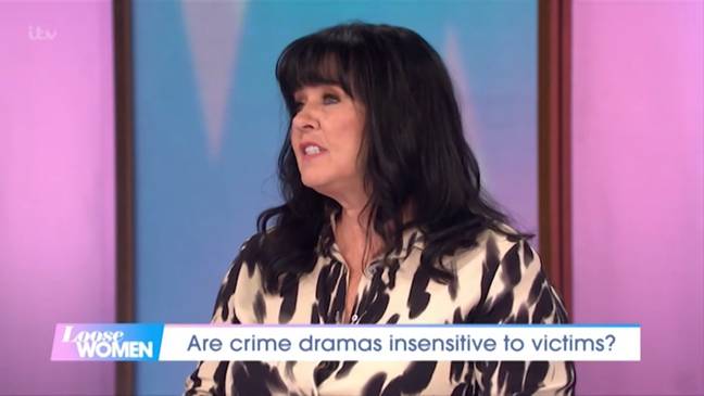 Coleen Nolan defended Maxine from the backlash, admitting she watches true crime dramas. Credit: ITV