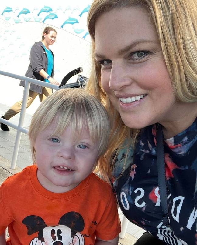 Brittany Gabrel is sharing her son's cancer symptoms to raise awareness. Credit: @mermaidmussels/Instagram