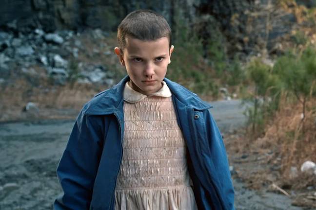 Millie Bobby Brown is no longer the child we saw in Stranger Things. Credit: Netflix