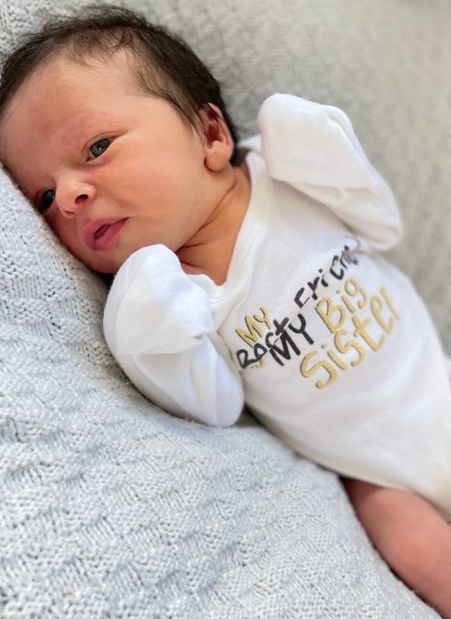 The family welcomed baby Freddie in December 2022. Credit: Jessica Page