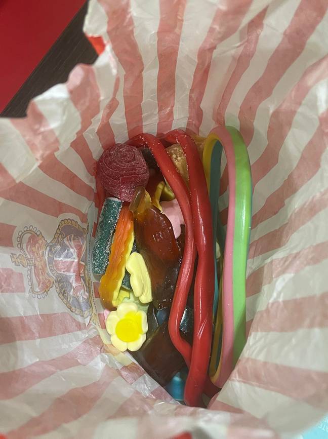 Rhiannon paid £47 for two bags of sweets. Credit: Media Wales