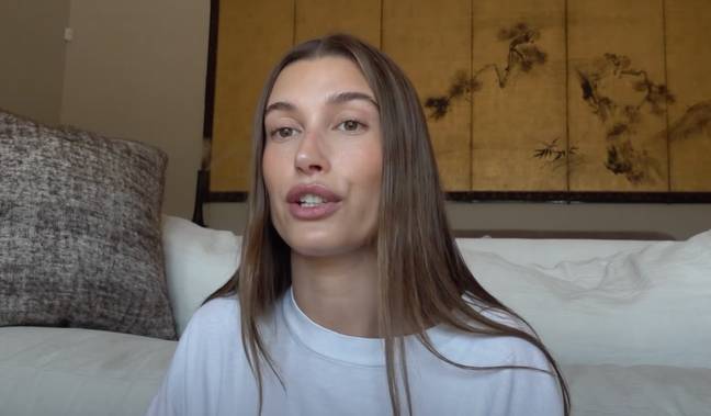 Hailey Bieber has faced much fan criticism since she met Justin. Credit: Hailey Bieber/YouTube)
