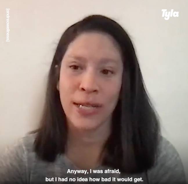 Andrea bravely opened up about withdrawing from steroid creams. Credit: Tyla / andreawellness