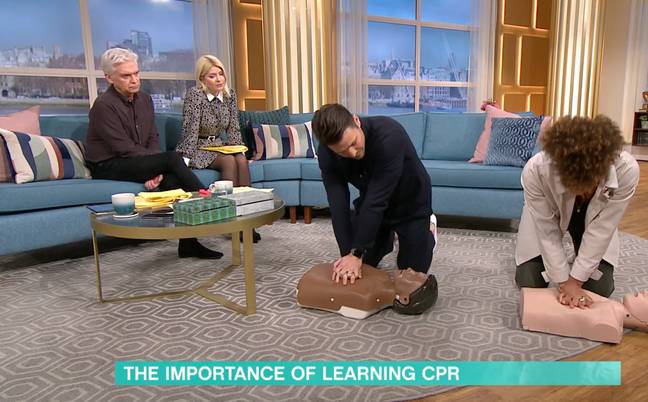 He explained the importance of learning CPR. Credit: ITV