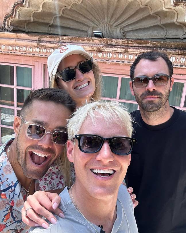 Vogue revealed just how 'jealous' she was after not attending Jamie and Sophie's second wedding. Credit: Instagram/@jamielaing
