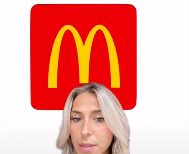 McDonald's asked Emily to redesign their logo (Credit: TikTok/Emily Zugay)
