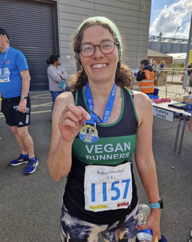 She's even completed her first marathon. Credit: Caters
