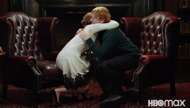 Emma and Rupert share a hug (Credit: HBO)