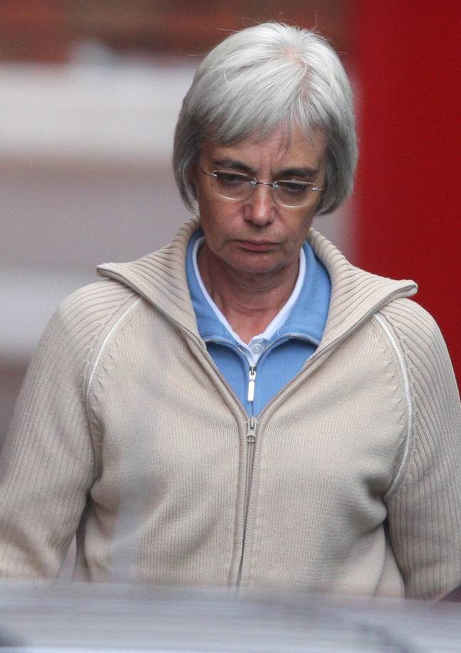 Anne was photographed with grey hair during her court case. (Credit: Alamy)