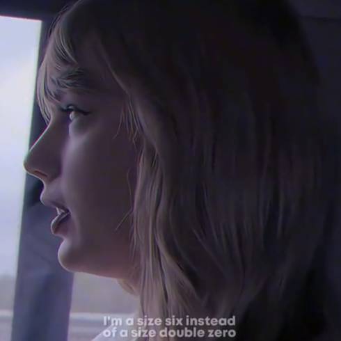 Taylor Swift opened up in her new documentary. Credit: @angclswift/ TikTok 