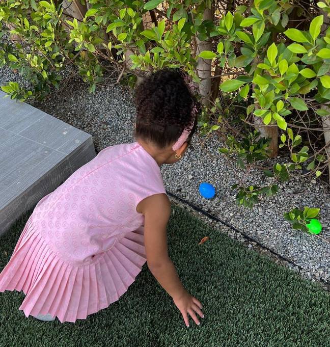 Kylie shared photos from the family's Easter celebrations (Credit: Kylie Jenner/Instagram)
