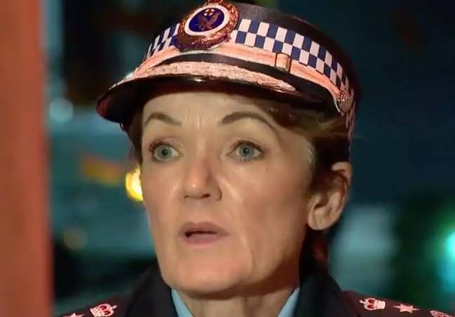 The NSW commissioner confirmed that White had been suspended. Credit: 9 News