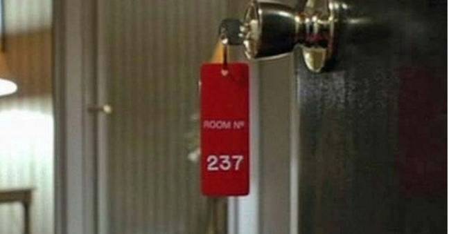 Room 237 is famously associated with The Shining. (Credit: Columbia)