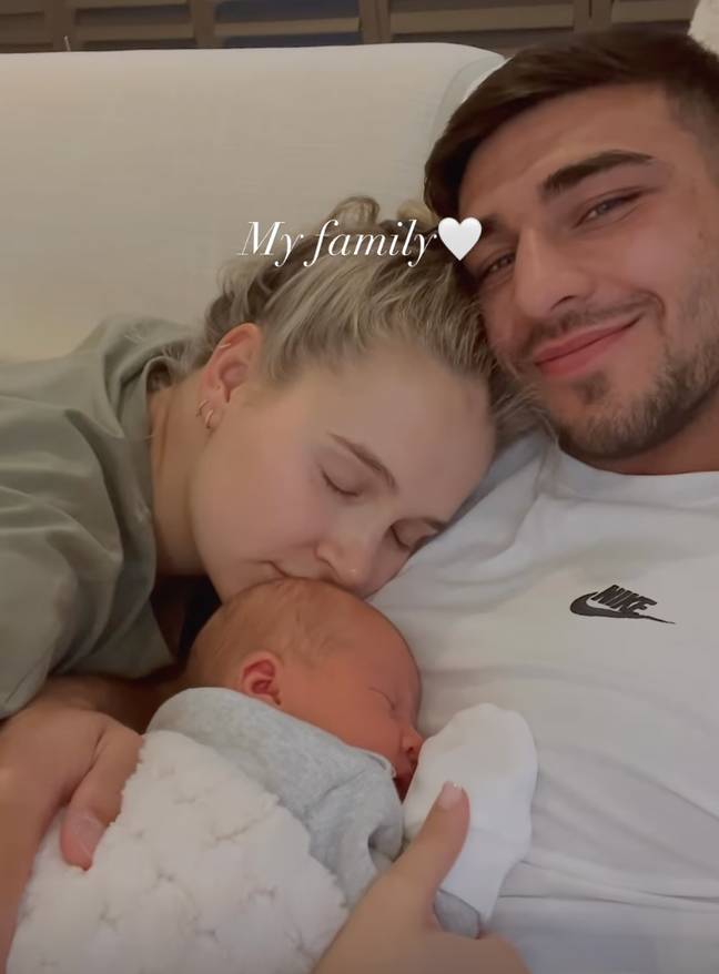 Molly-Mae and Tommy welcomed their baby on 23 January. Credit: Instagram/@mollymae