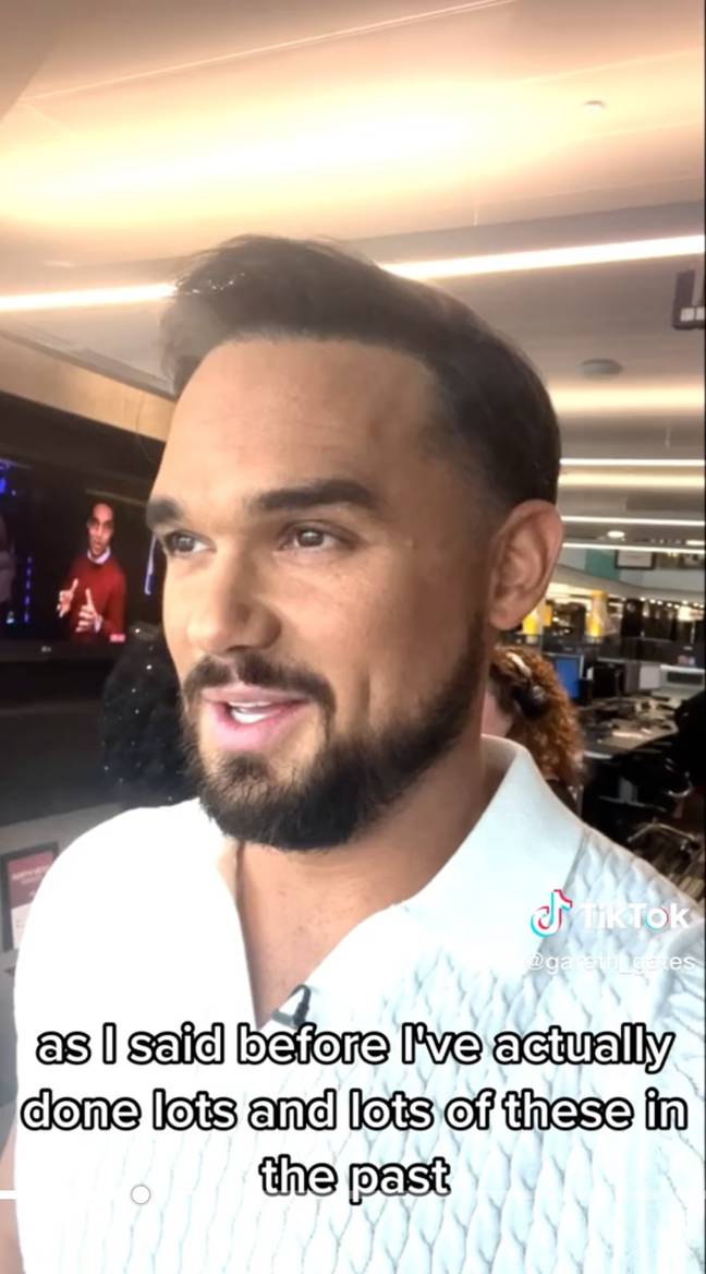 The singer urged fans to try and overcome their fears. Credit: TikTok/@gareth_gates