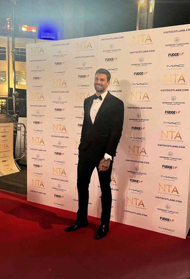  Adam has opened up about their split tonight at the NTAs. Credit: Adam Collard / Instagram