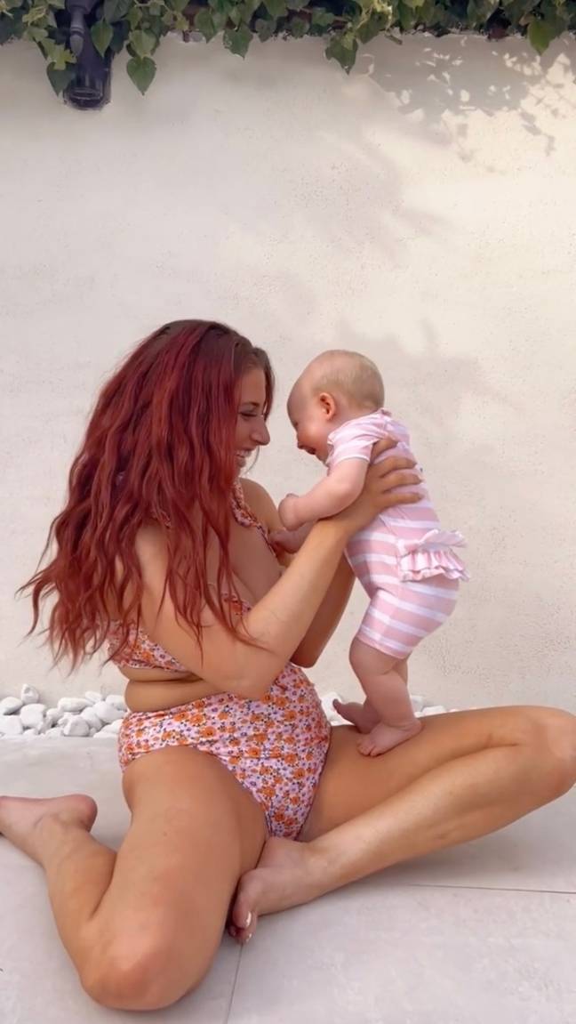 The 32-year-old mum-of-four recently launched a swimwear collection with InTheStyle. Credit: Instagram / @staceysolomon.