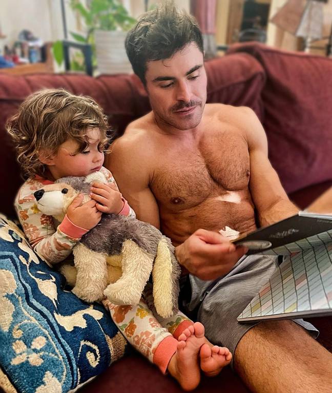 Zac's adorable post prompted a lot of gushing comments. Credit: @zacefron/Instagram