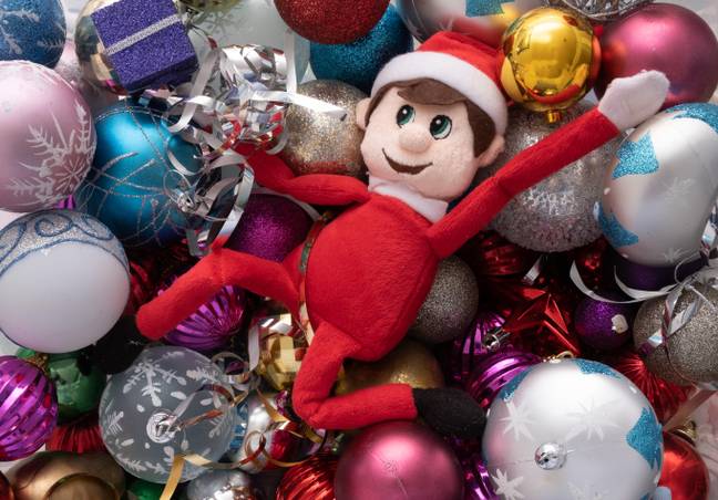 Elf on the Shelf is a much-loved Christmas tradition. Credit: Jeanette Teare / Alamy Stock Photo 