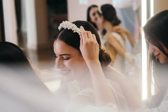 &quot;Everyone in the wedding party must have shorter hair than the bride by at least six inches&quot; (stock image). Credit: Los Muertos Crew / Pexels