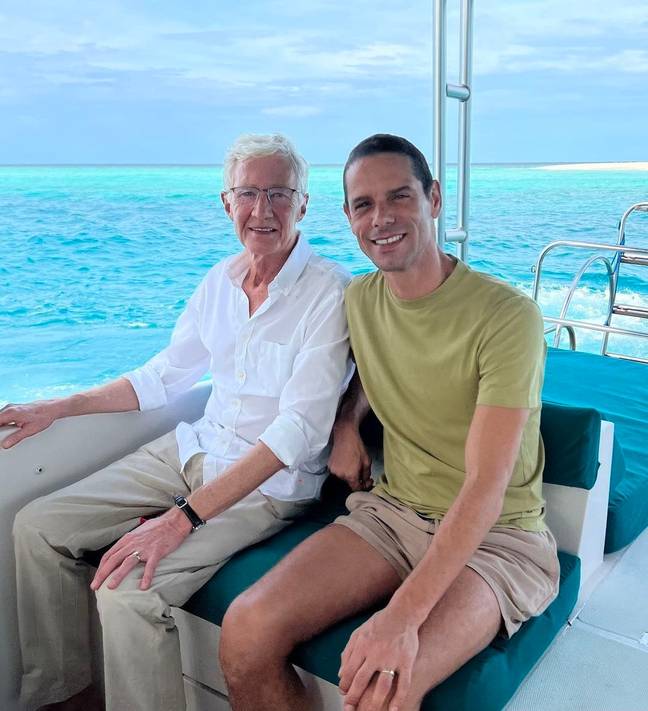 Andre Portasio and Paul O'Grady's last picture together. Credit: Instagram/Andre Portasio