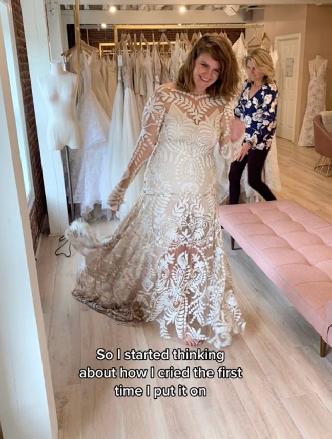 Woman lends one-of-a-kind wedding dress to stranger across the world