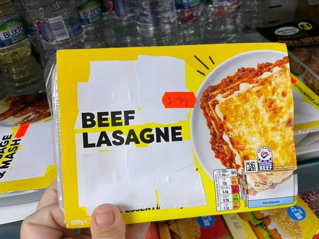 Jenny found a rebranded Just Essentials Lasagne. Credit: Jam Press.